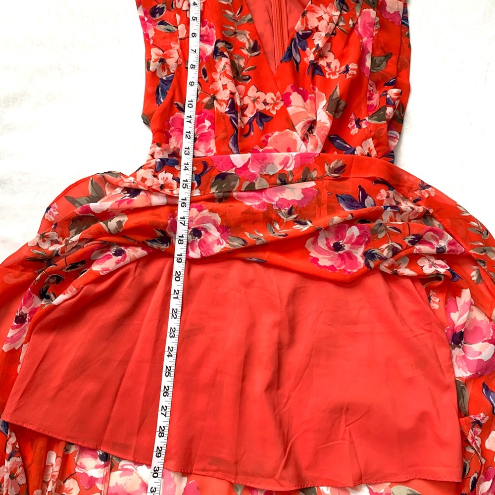 Eliza J Floral High-Low Floral Maxi Dress - Picture 9 of 10